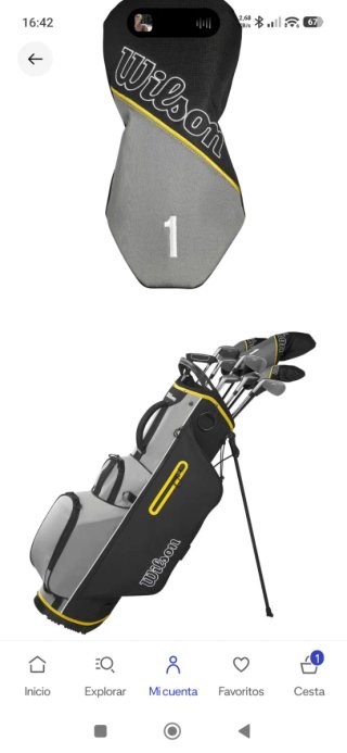 Palos Golf y bolsa Wilson Ultra HL Diestro Regular