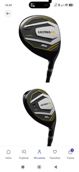 Palos Golf y bolsa Wilson Ultra HL Diestro Regular