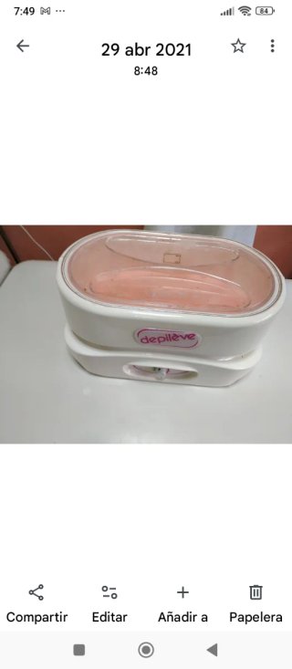 Calentador de cera Depilève para pies y manos