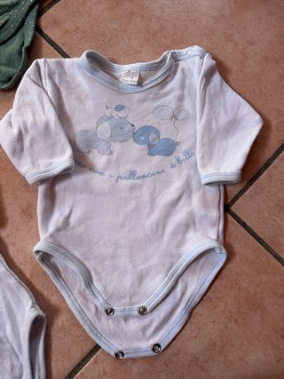 Lotto Body Neonata Manica Lunga