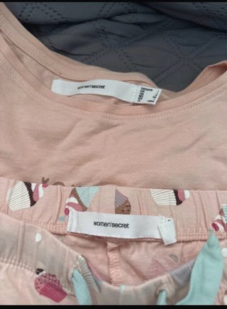 Pijama mujer cupcake rosa
