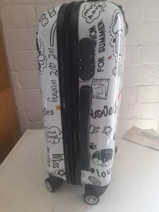 Maleta de viaje juvenil con dibujos
