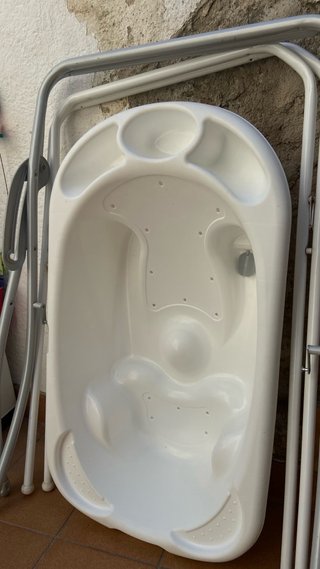 Bañera para bebé blanca