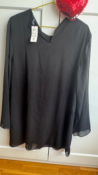 Vestido negro Parfois con pedrería