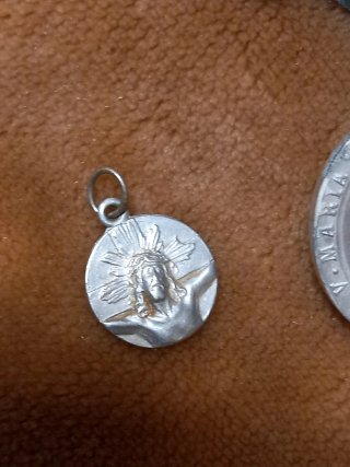 Lote 2 medallas religiosas
