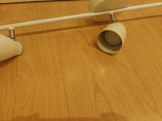 Lámpara de techo blanca
