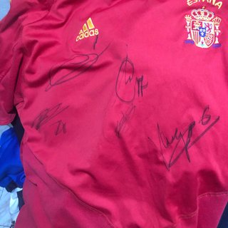 Camiseta España 2004 Firmada Talla XL