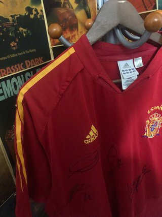 Camiseta España 2004 Firmada Talla XL
