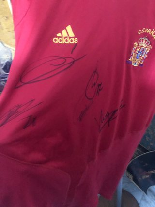 Camiseta España 2004 Firmada Talla XL
