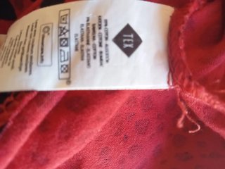 Camiseta roja algodón talla L