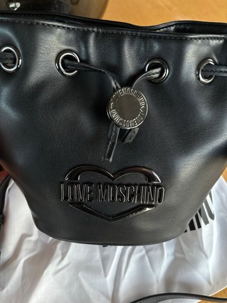Borsa secchiello Love Moschino nera