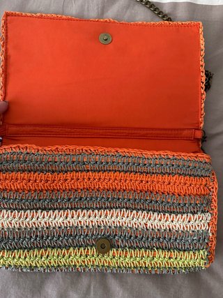 Bolso Parfois multicolor tejido