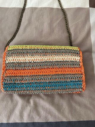 Bolso Parfois multicolor tejido