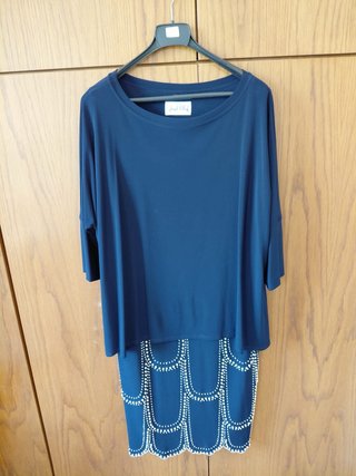 Vestido Joseph Ribkoff Azul Talla M