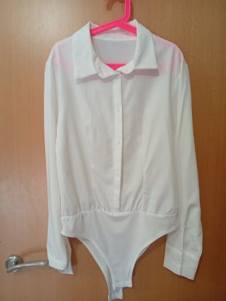 Body camicia bianca da ufficio