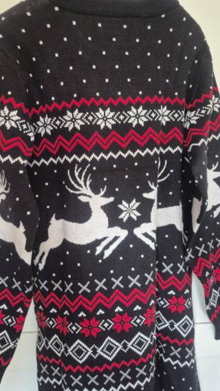 Vestido de Navidad con renos