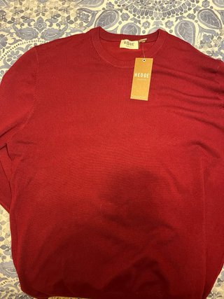 Jersey Hedge Rojo Talla XXL elegante