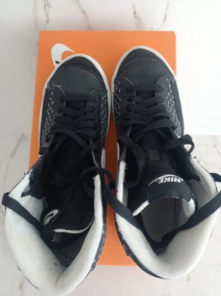 Botines Nike Mujer Negro/Blanco