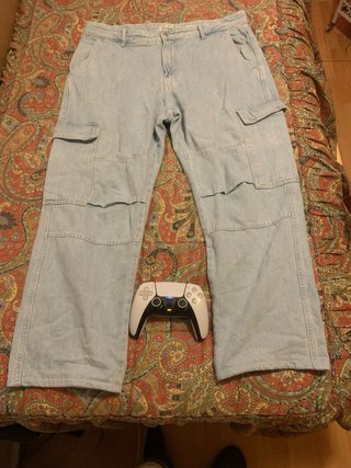 Pantalones cargo vaqueros