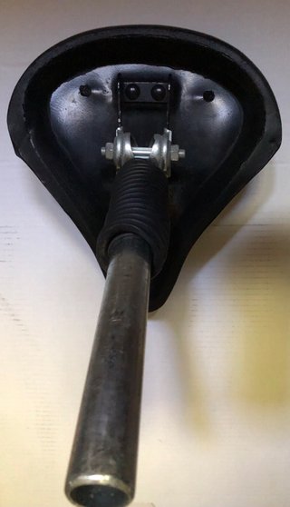 Sella per bicicletta con molla
