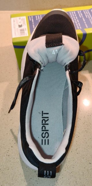 Sneakers donna Esprit nere e bianche