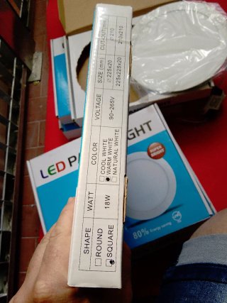 7x Pannelli LED rotondi e quadrati