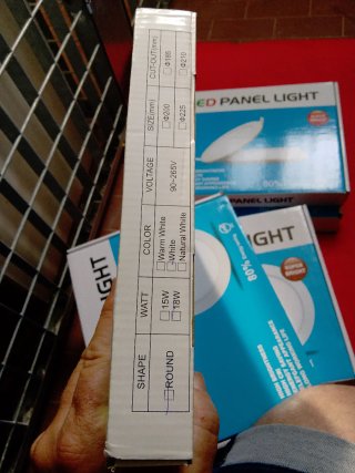 7x Pannelli LED rotondi e quadrati