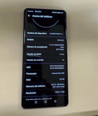 Huawei P30 Pro 256GB Azul/Verde