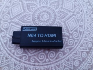 Adaptador N64 a HDMI 1080p con Audio