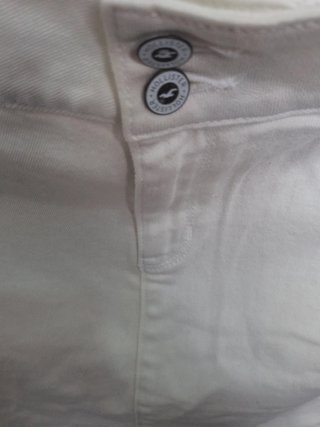 Minifalda Hollister Talla 29 Blanca talla 9