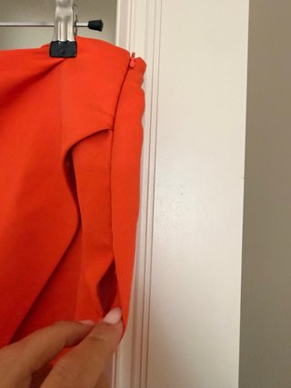 Falda pantalón skort naranja talla 40
