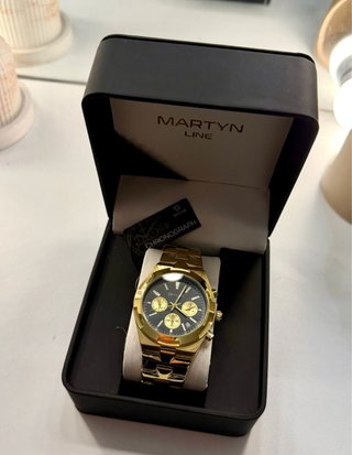 Reloj Martyn Line Cronógrafo Dorado