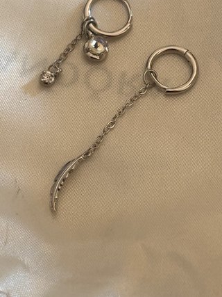 Orecchini Argento 925 Piuma