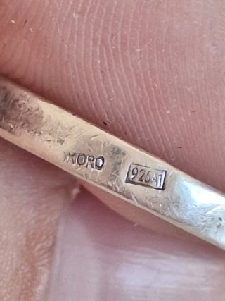 Anillo Plata Diamantes Talla 14