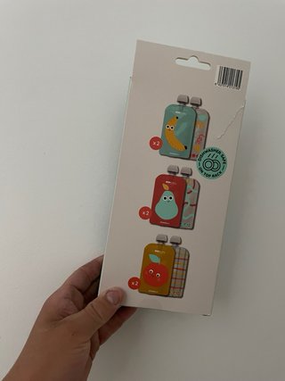 Bolsas Comida Bebé Reutilizables, sin estrenar.