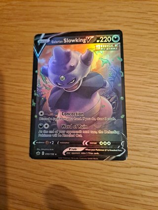 Carta Pokémon Galarian Slowking V 099/198
