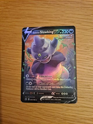 Carta Pokémon Galarian Slowking V 099/198