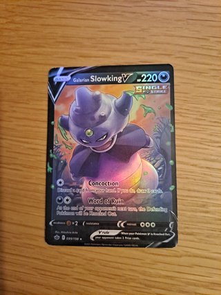 Carta Pokémon Galarian Slowking V 099/198
