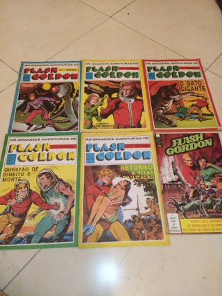 Lote 6 Revistas Flash Gordon - Grandes Aventuras