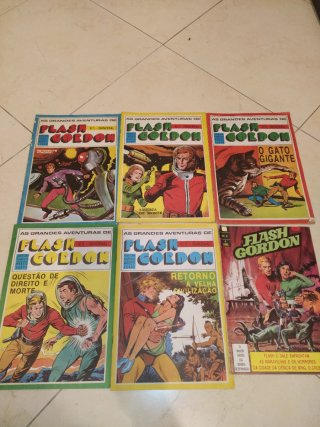 Lote 6 Revistas Flash Gordon - Grandes Aventuras