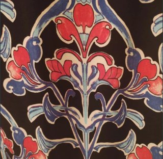 Vestido Vintage Estampado Art Nouveau