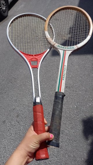 2 Raquetas de tenis 9 euros!! las dos incluidas!