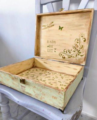 Scatola Vintage Erboristeria delle Fate Decorativa