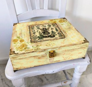 Scatola Vintage Erboristeria delle Fate Decorativa