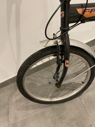 Bicicleta Plegable Negra