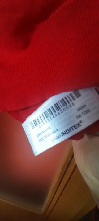 Jersey fino Zara rojo