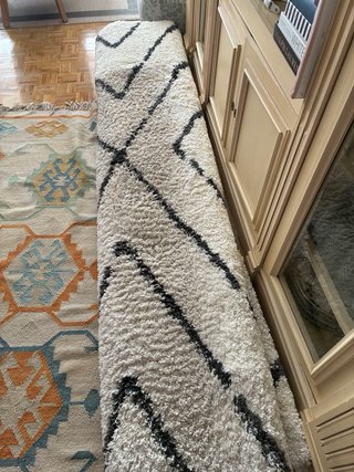 Tappeto 2,40 x 3,50 Bianco e Nero
