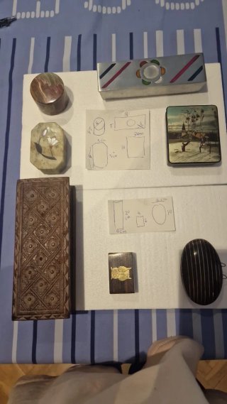 Scatole decorative antiche