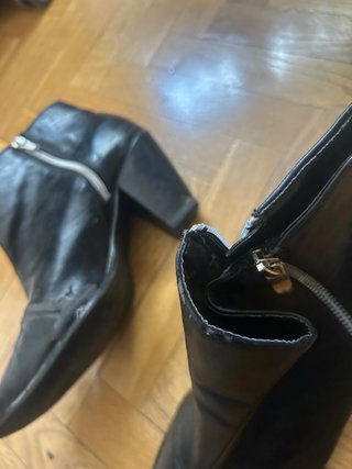 Botines de tacón negros