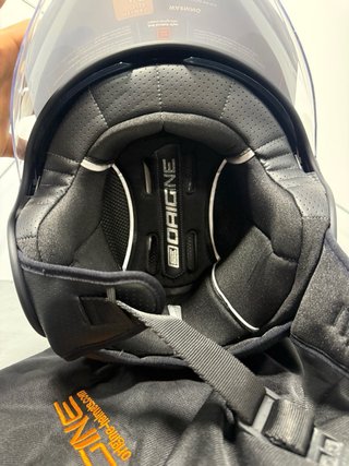 Casco Moto Jet Abierto Negro Blanco